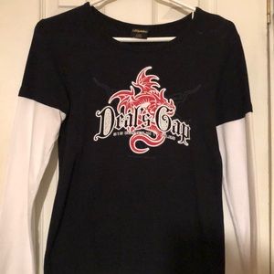 Black long sleeve with logo